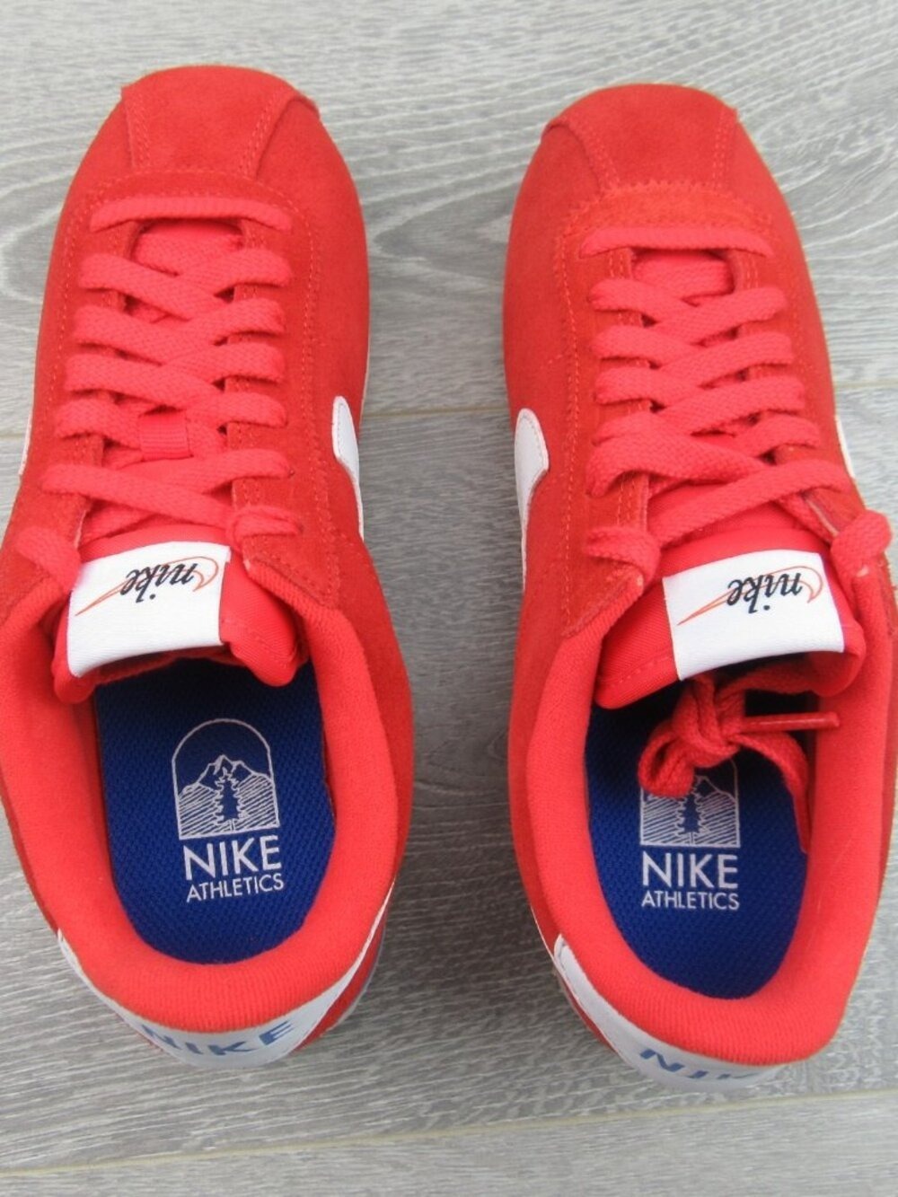 Nike Cortez Women's Size 7 Crimson Red Blue Sail White Sneakers NEW - Picture 9 of 13